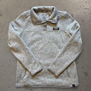 Vintage Womens L.L.Bean Fleece Quarter Zip SZ S
